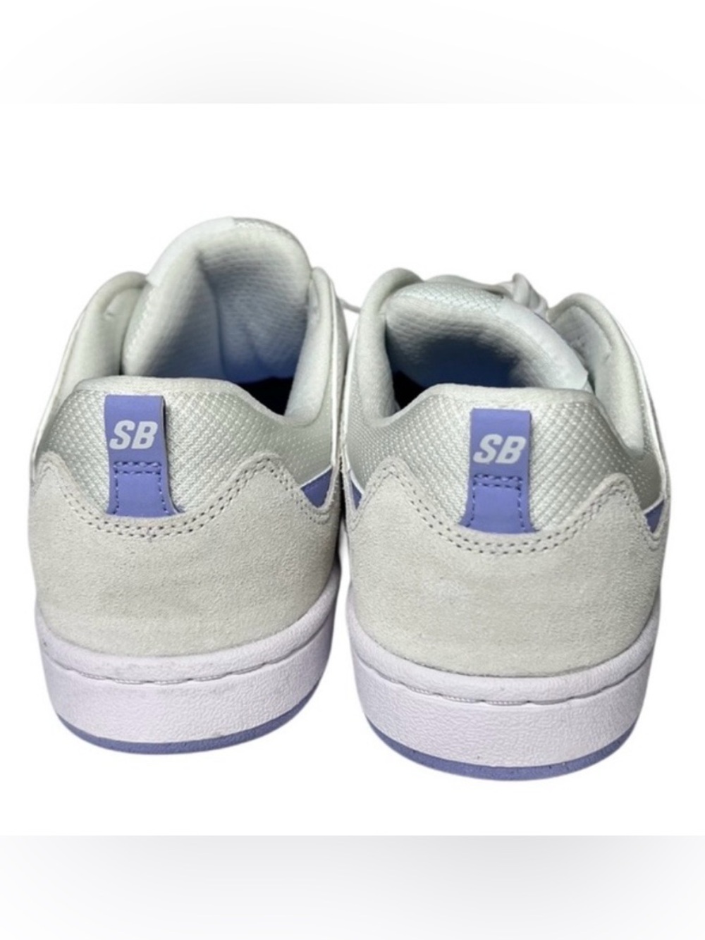 NEW Nike SB Alleyoop Shoes Women’s 9 White Purple Sneakers Skate Shoes - Picture 5 of 6